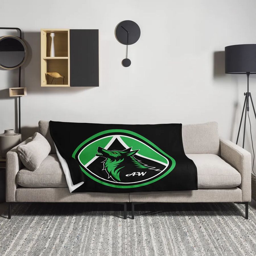 AlphaWolf Throw Blanket product image (2)