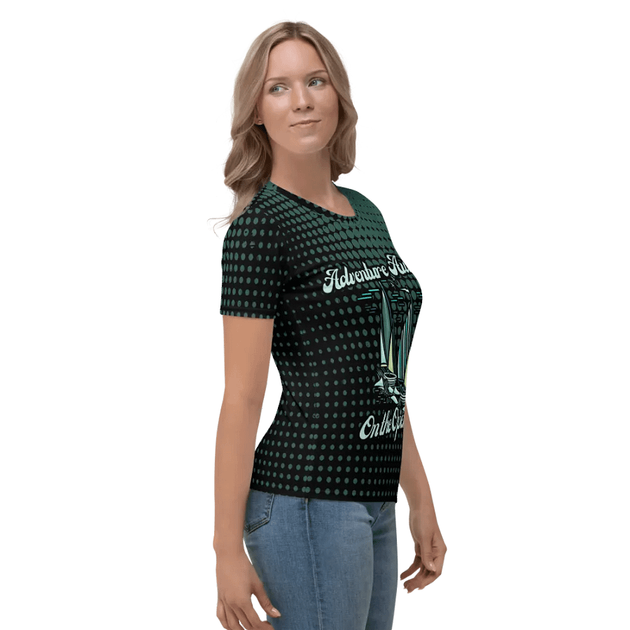 Adventure Awaits on the Open Sea All Over Print T-shirt product image (4)