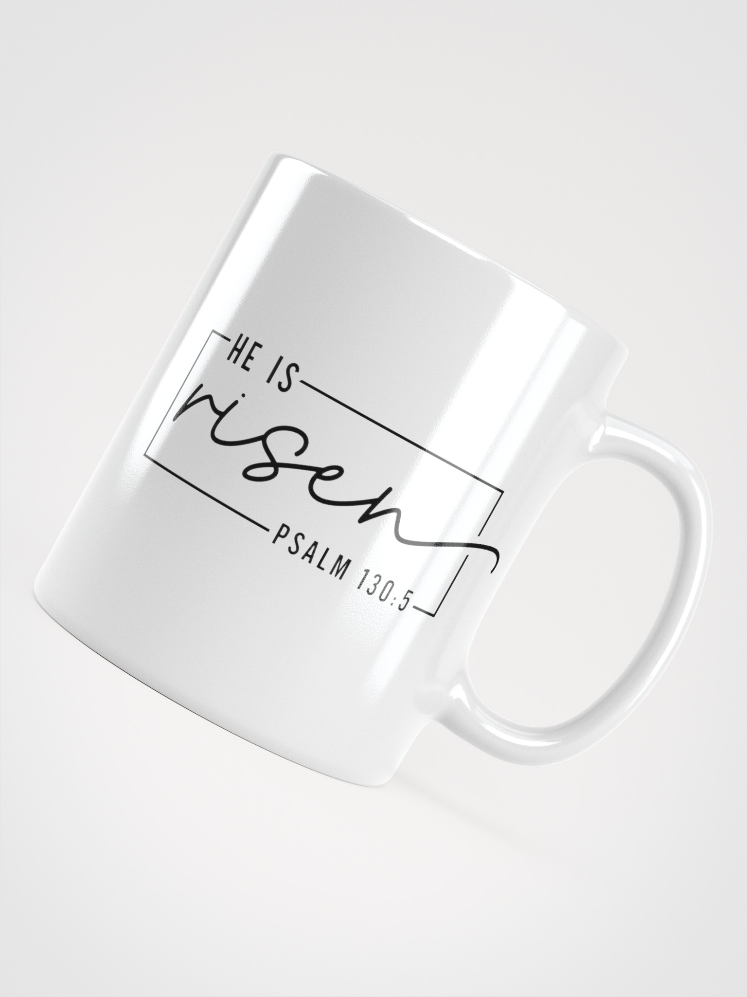 He I s Risen White Glossy Mug product image (14)