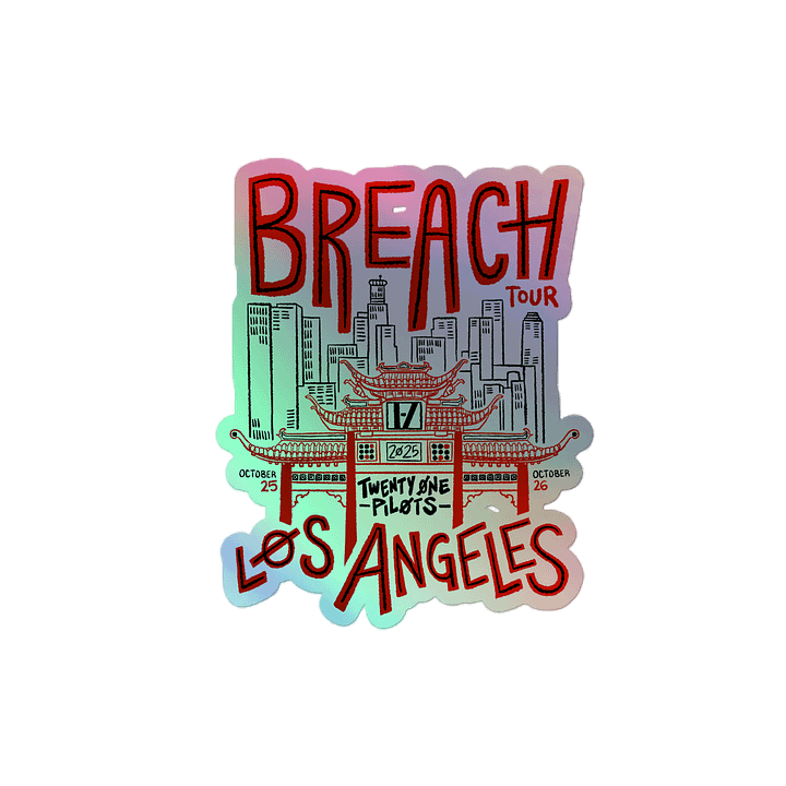 Breach LA Holographic Sticker product image (2)