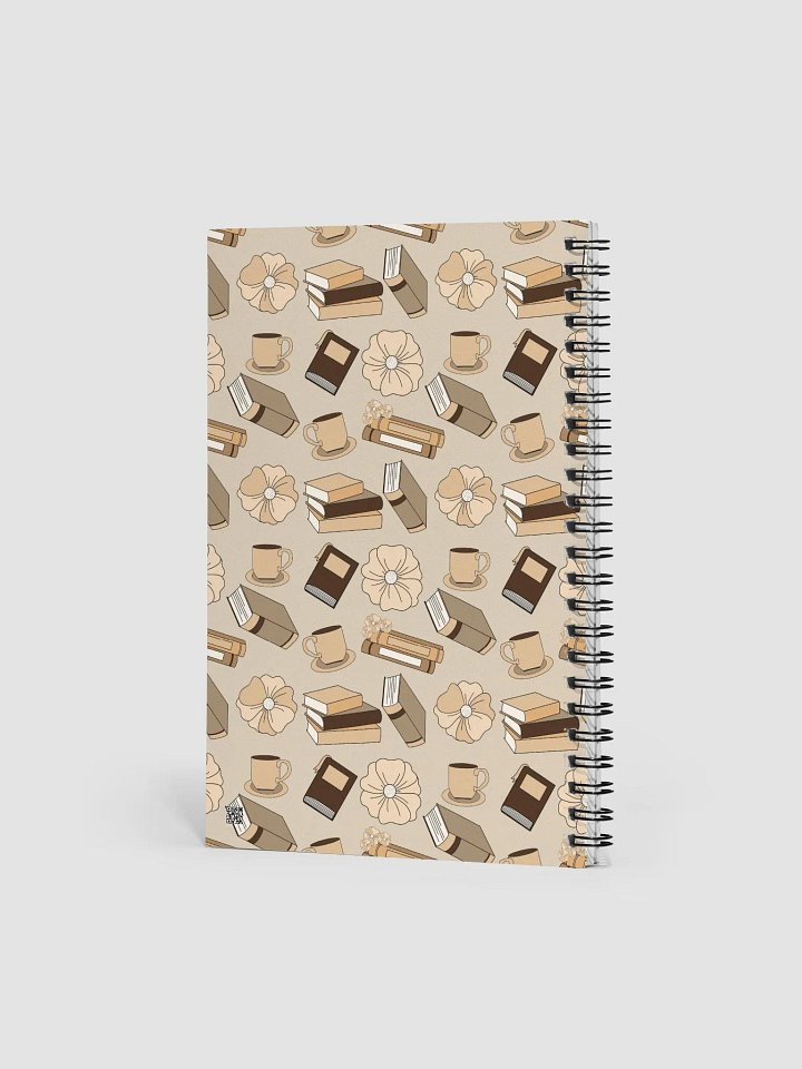 Cozy Bookworm Spiral Notebook product image (1)