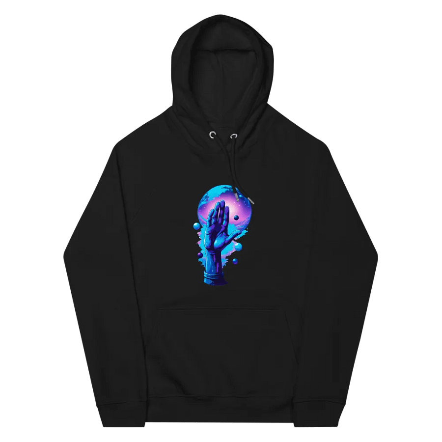 [Hand of Mysteries 2] - Unisex Eco Raglan Hoodie product image (7)