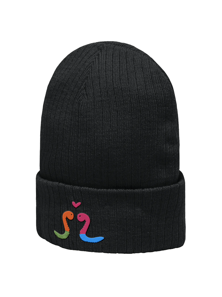Gummy Worms in Love Ribbed Knit Beanie product image (7)