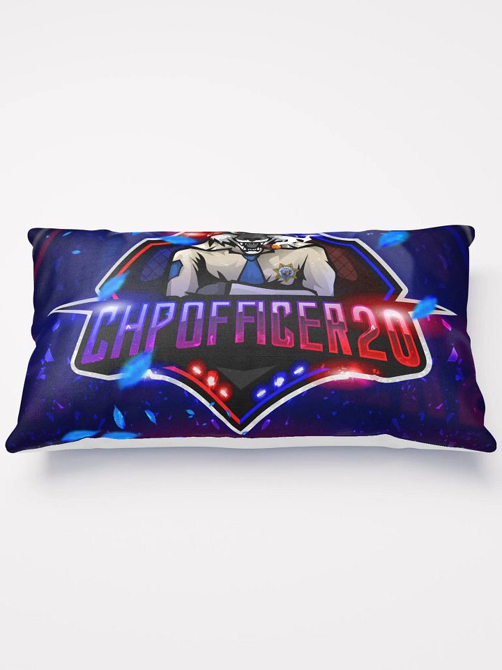 Cosmic Wolf Police Emblem Pillow product image (1)