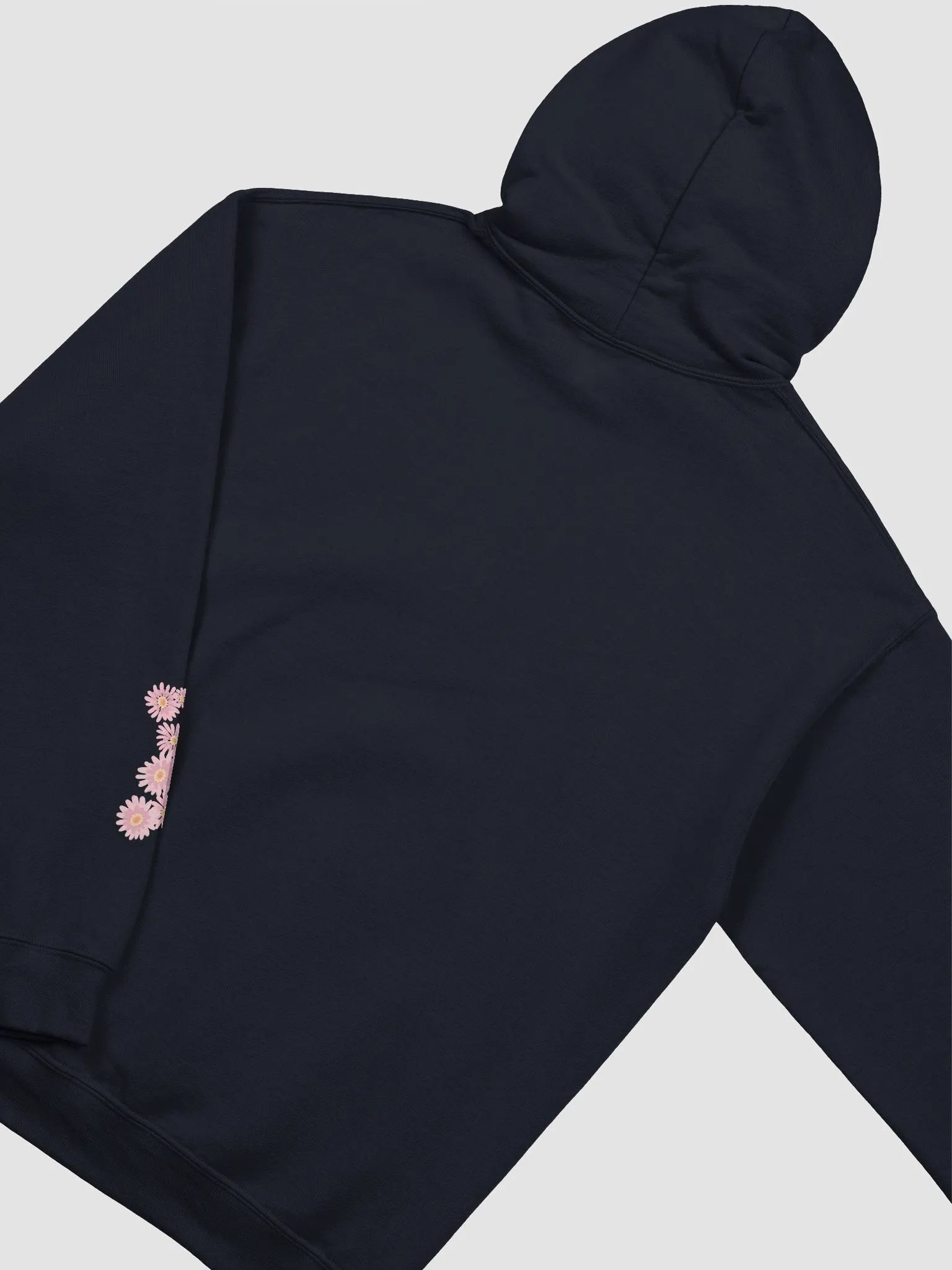 White Cat and Pink Flowers Hoodie product image (5)