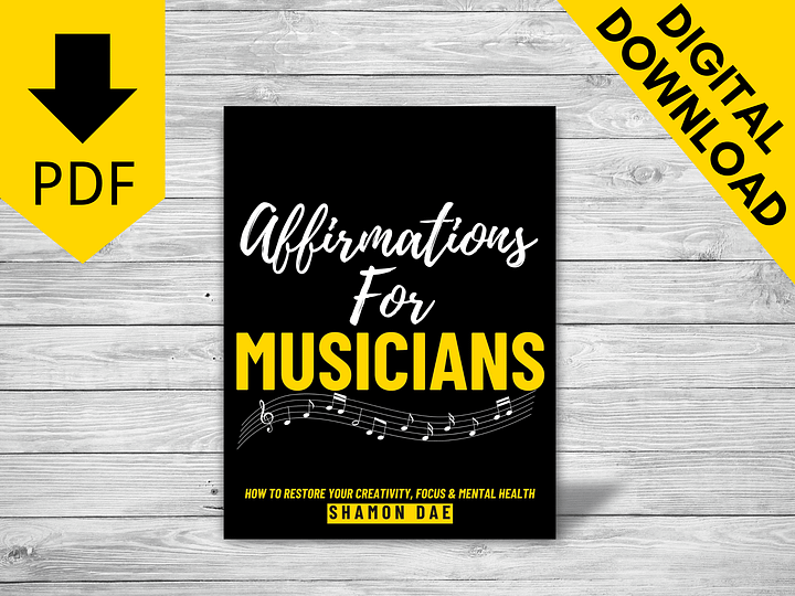Affirmations for Musicians Book - Instant Download product image (1)