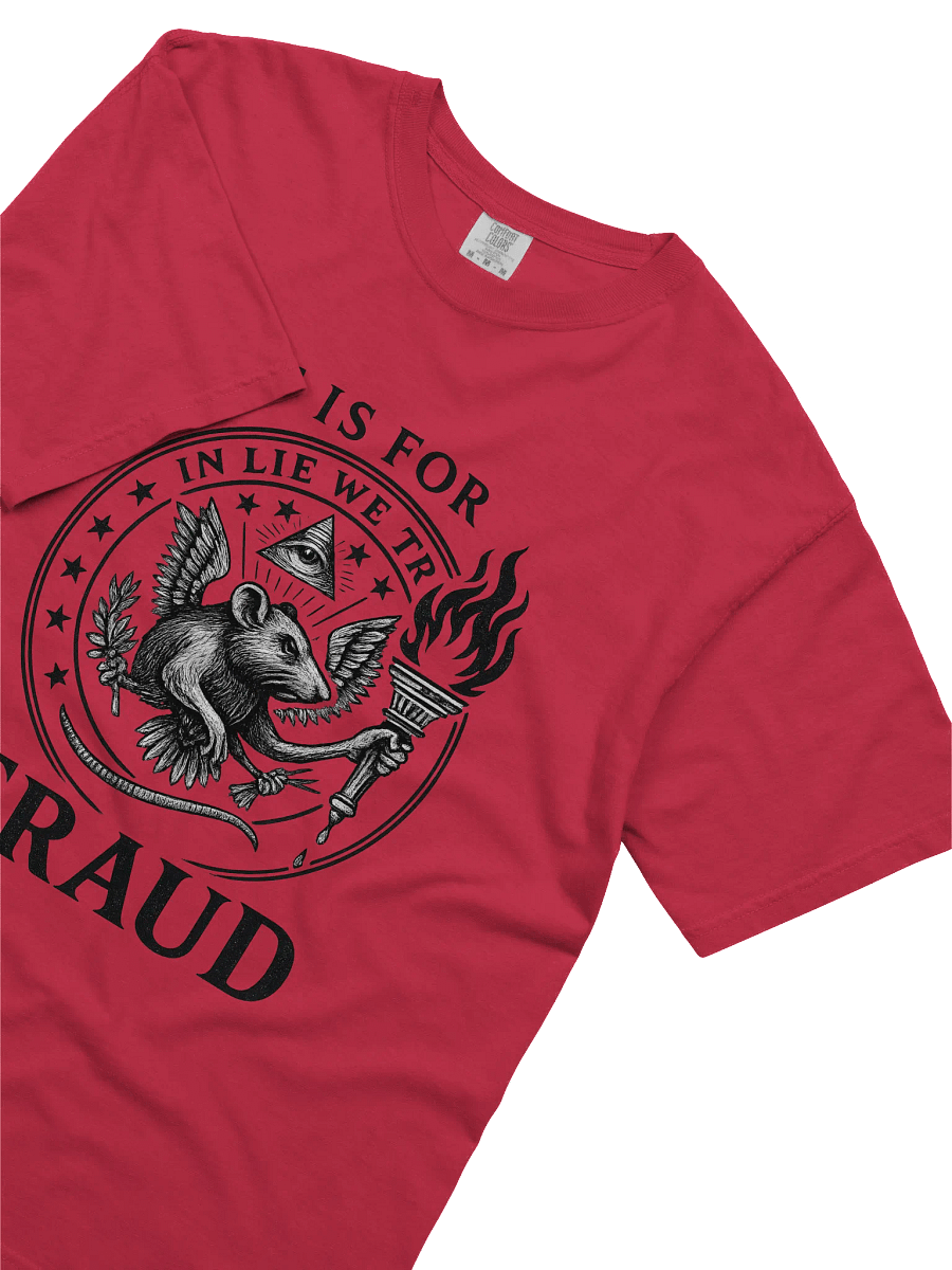 F is for fraud t-shirt product image (40)