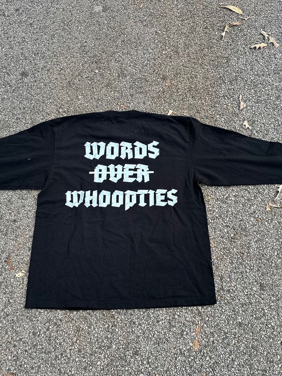 Words Are Hard/Words Over Whoopties Long Tee product image (4)