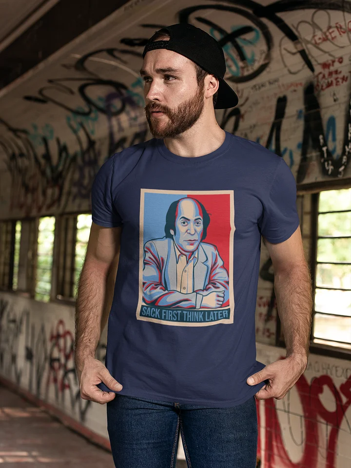 Sack First Think Later Chess T-shirt product image (2)