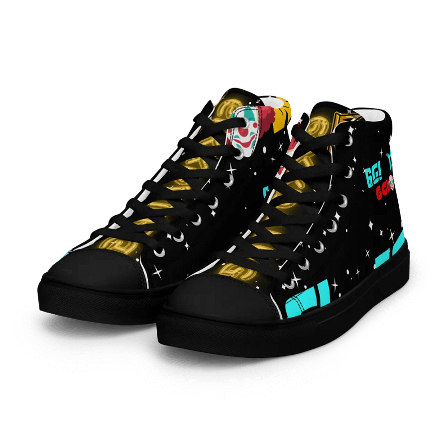 DA6iXXWRLD X 6IXX 1'S DARK SIDERS HIGH TOPS 6GLAZERS & 6CLOWNS product image (7)