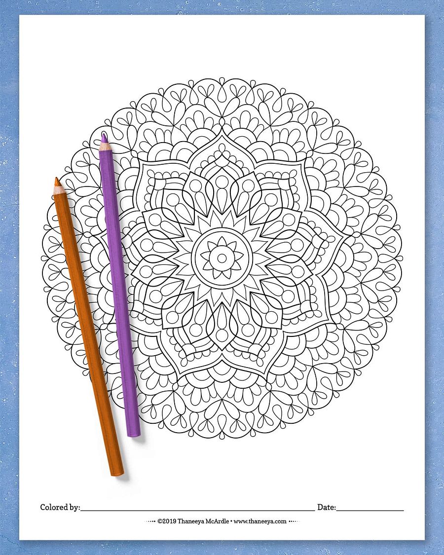 Detailed Mandala Coloring Pages product image (6)