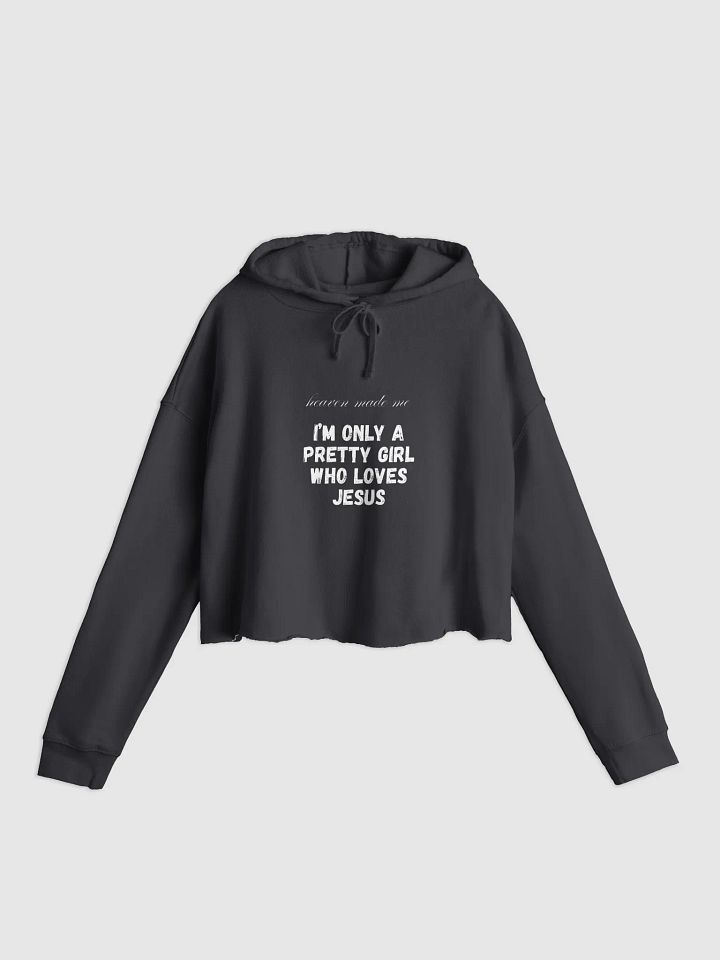 Heaven-Made Me Women's Cropped Hoodie product image (1)