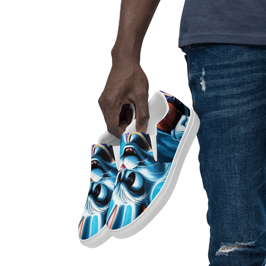 Lakers Bunny Men's Slip-Ons product image (8)