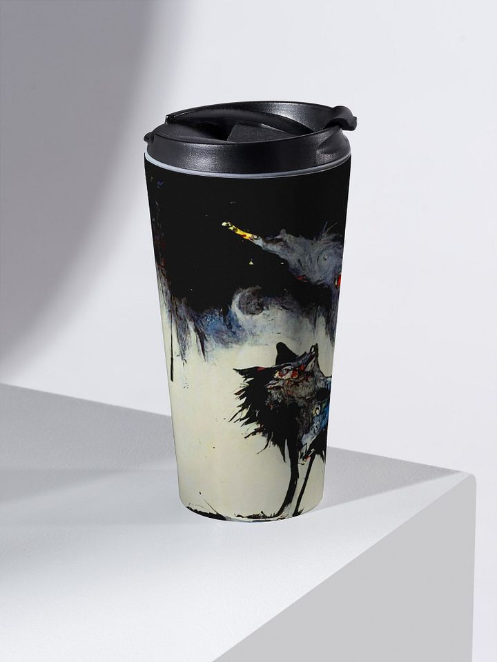 Lunar Howl Stainless Steel Travel Mug product image (2)