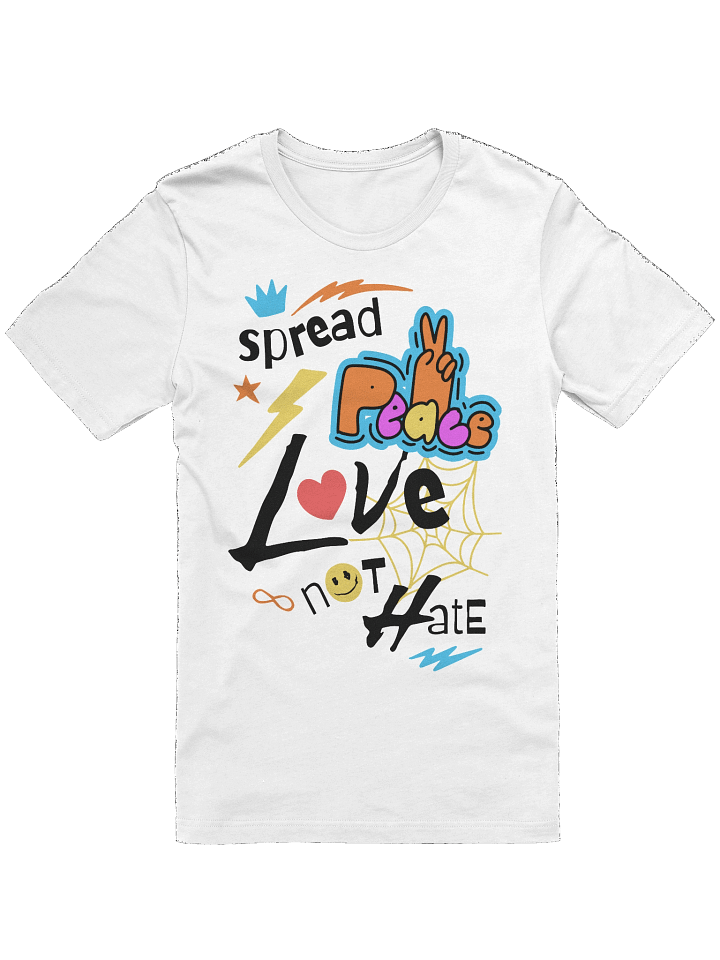 Spread Love, Not Hate | Unisex Bella+Canvas Supersoft T-Shirt product image (2)