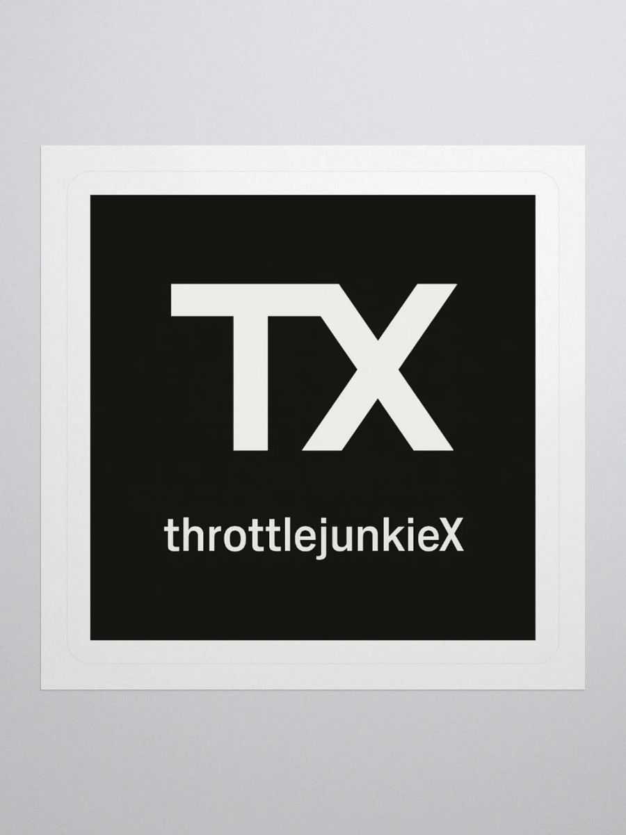 TX ThrottlejunkieX Kiss Cut Stickers product image (2)