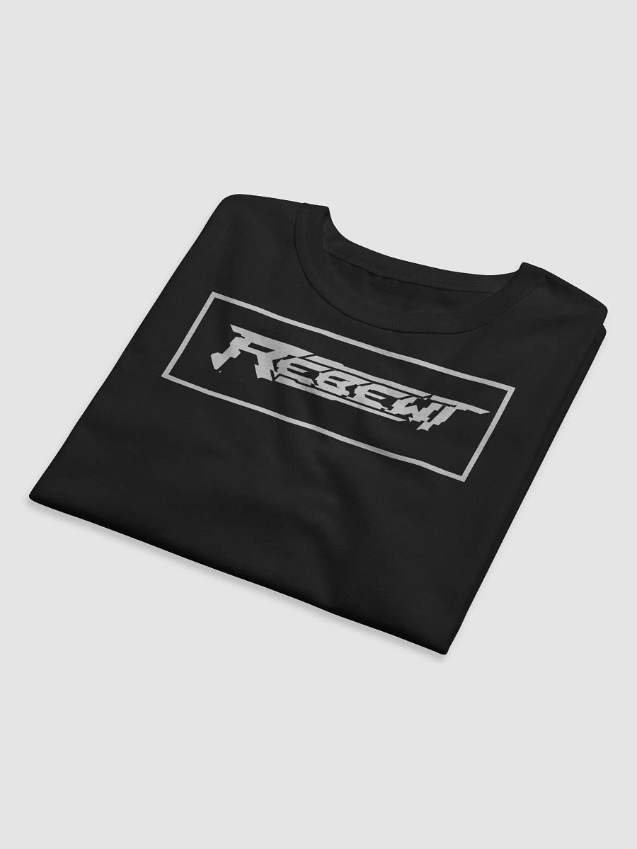 Full design logo with Rebewt white logo in front, small alien on arm. product image (5)
