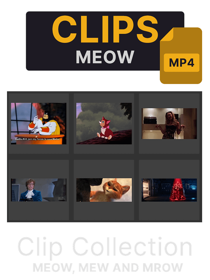 Clips: Meow (147x) product image (1)