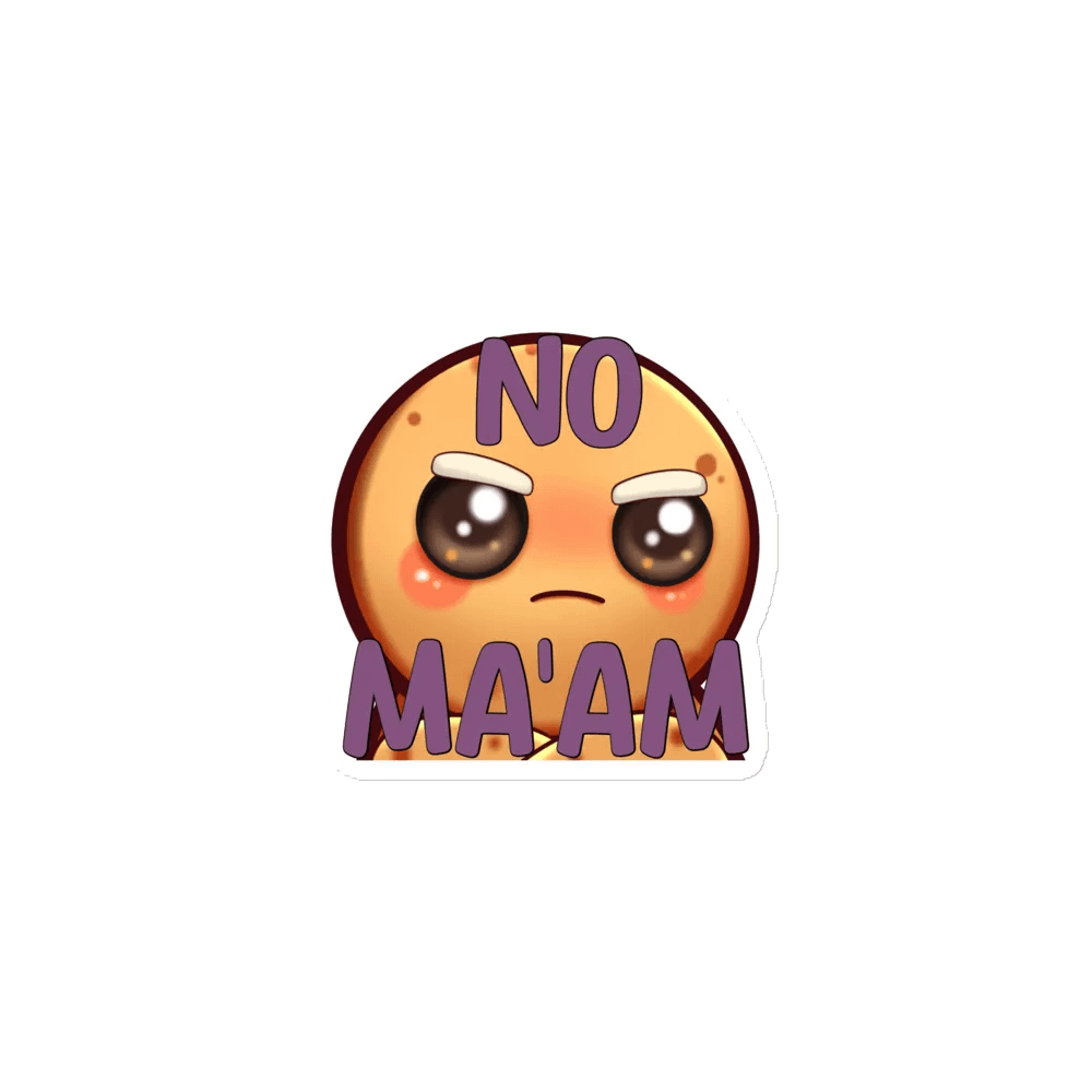 NO MA'AM Magnet product image (1)