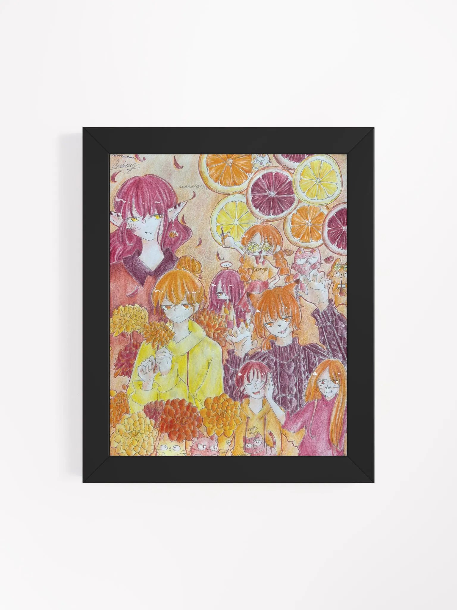 Orange Framed Matte Poster product image (4)