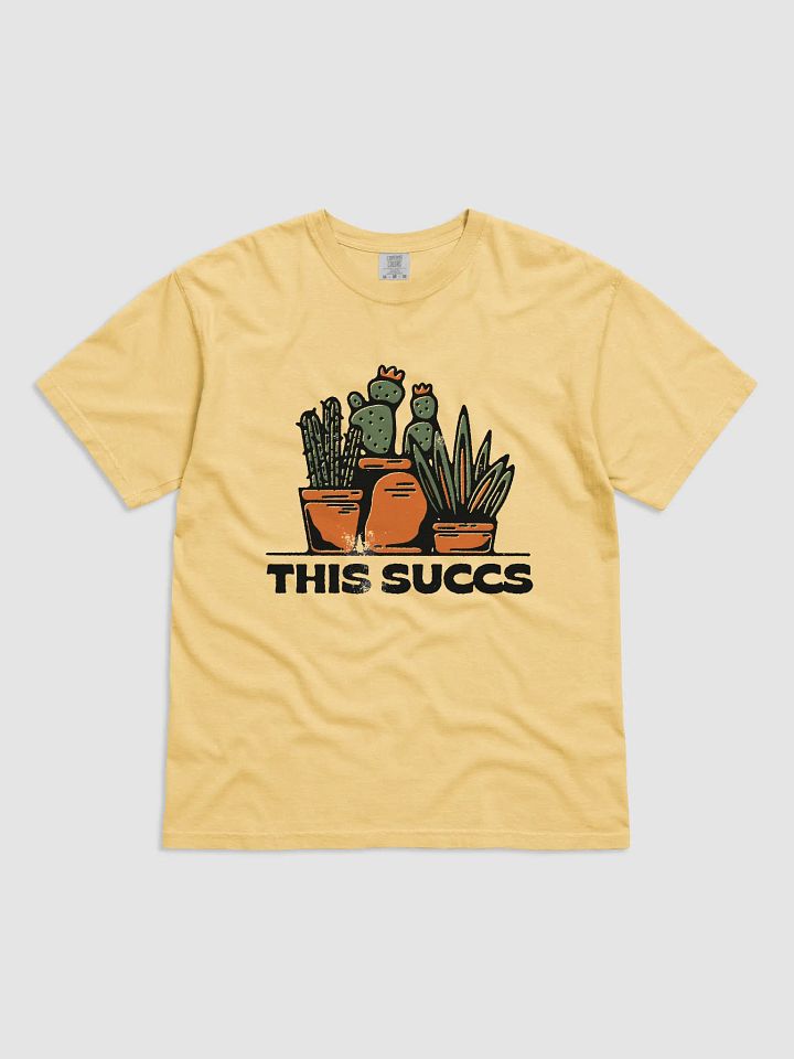 This Succs | Funny Retro-Style Hipster T-Shirt of Succulent Plants for Gardening and Plant Lovers product image (5)