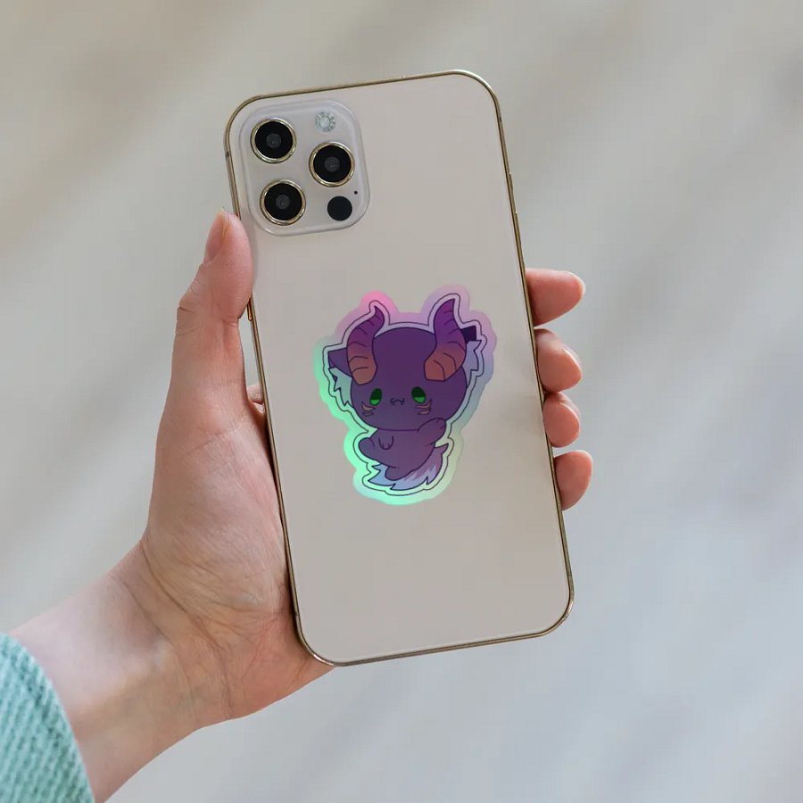 Dewey! Holo Sticker (Multiple Sizes) product image (6)