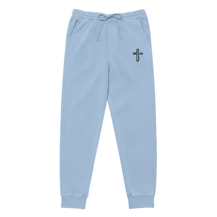 Jesus Cross Pigment Dyed Jogger product image (2)