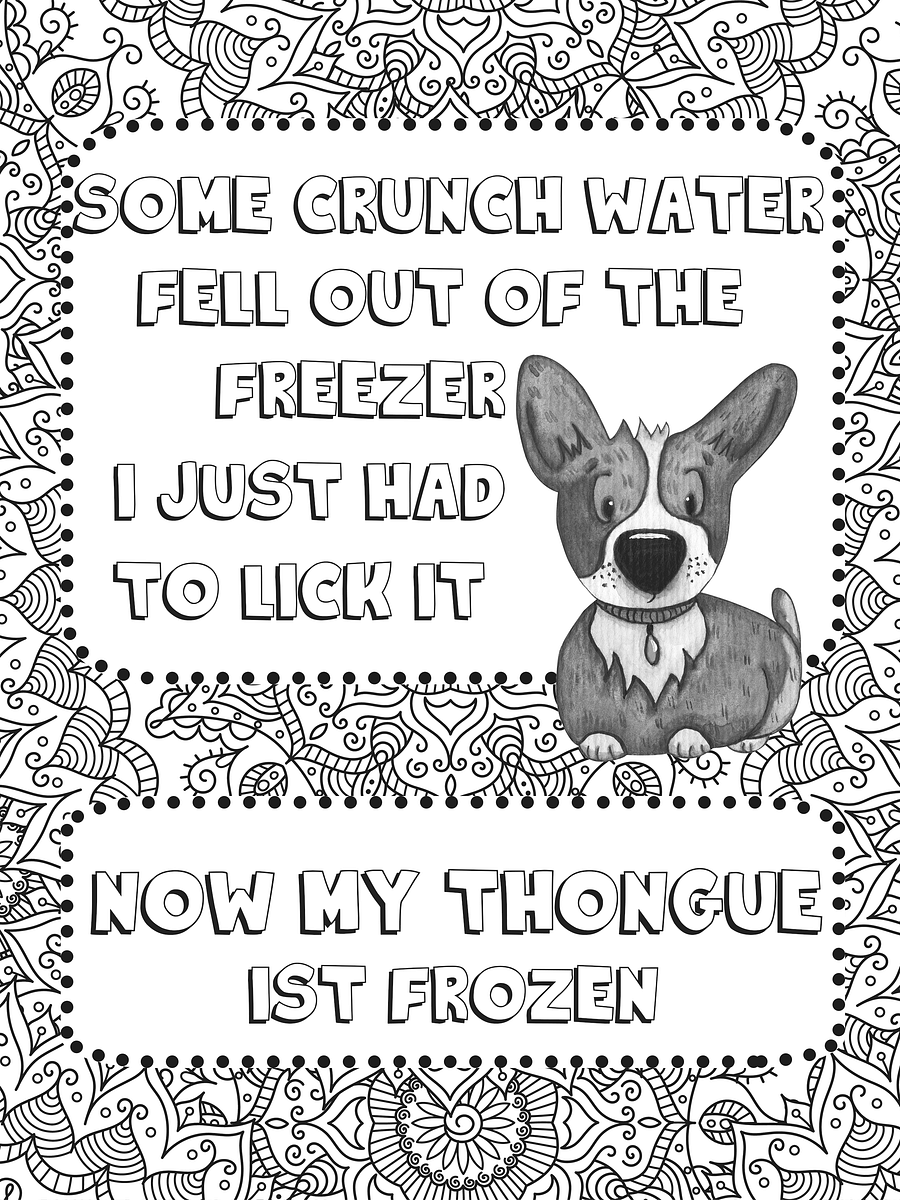 The Thoughts of My Afghan Hound: A Coloring Book product image (7)