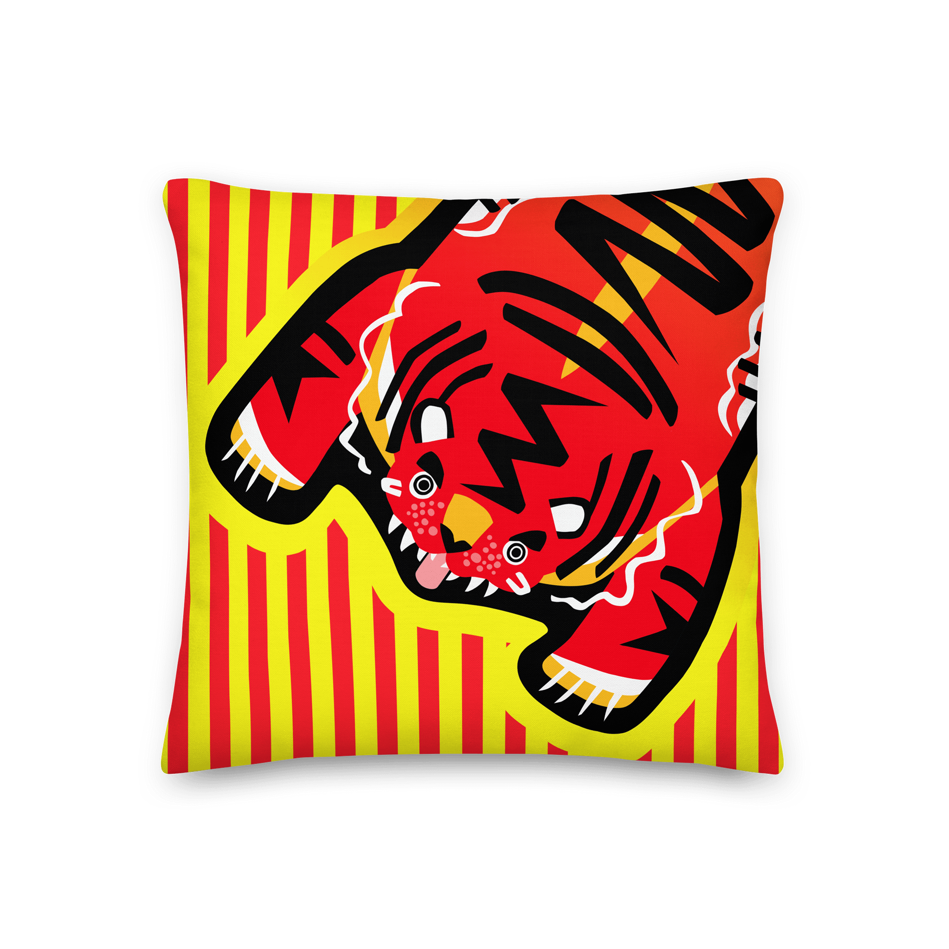 Orange and Yellow Tiger Pillows - 3 Sizes product image (1)
