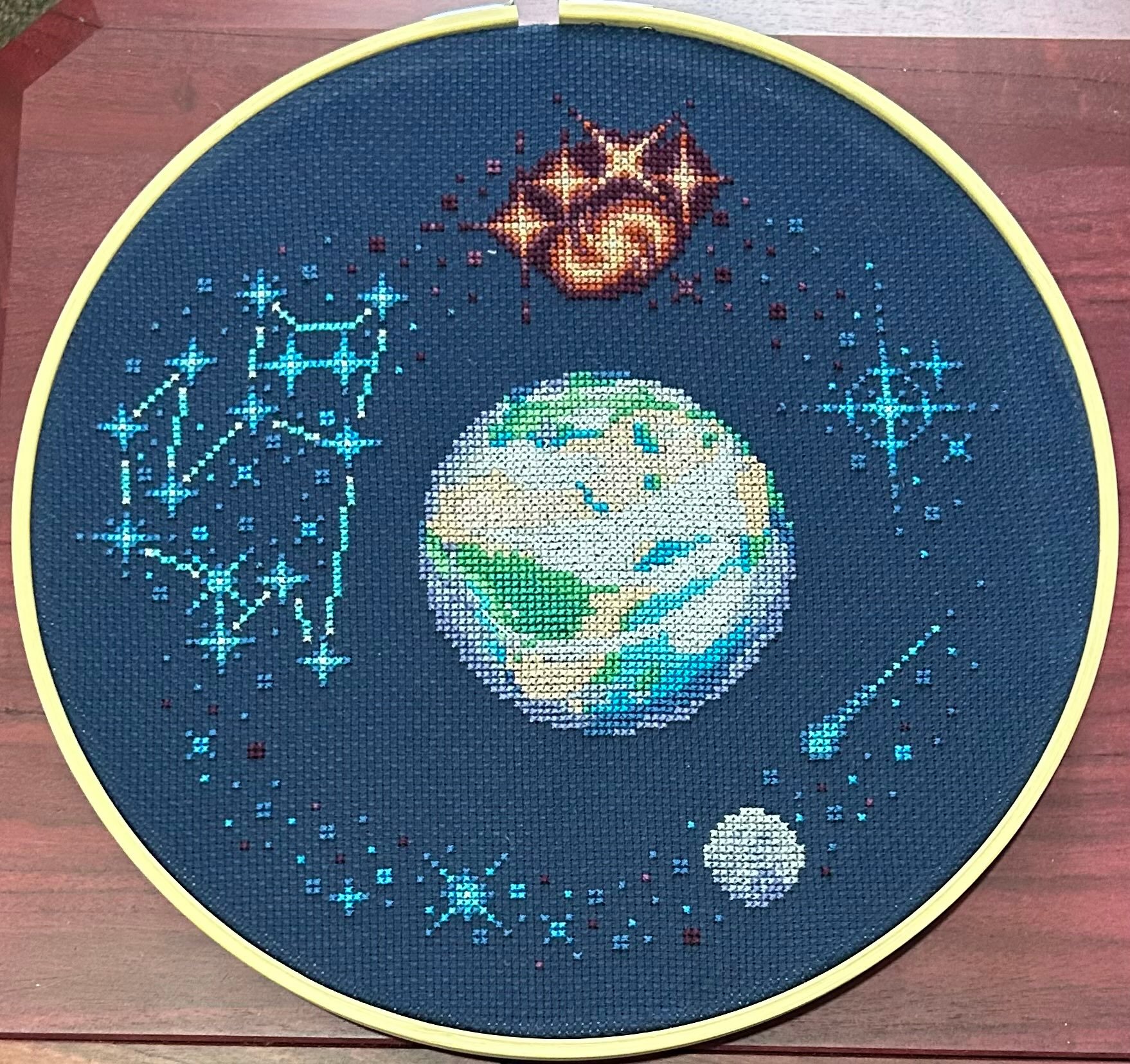 Astra Cross Stitch Pattern product image (1)