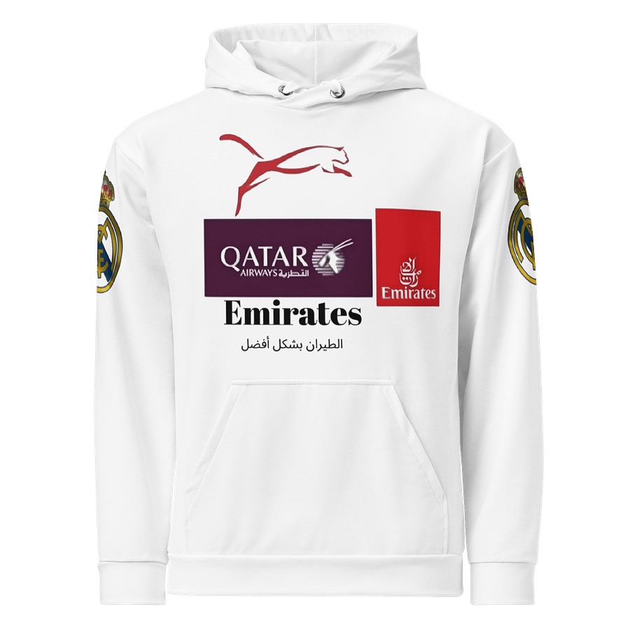 Man All-Over Print Recycled Unisex Hoodie Emirates Puma Logo product image (1)