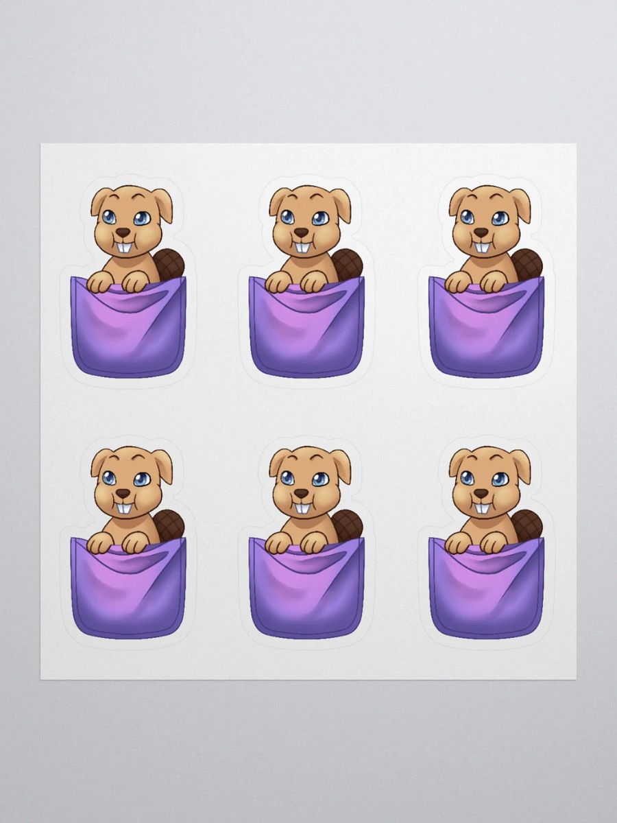 Pocket Beaver Stickers product image (1)