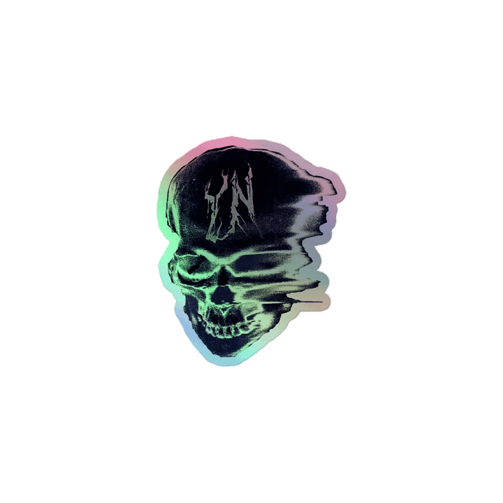 YN Skull Logo Holofoil Sticker product image (1)