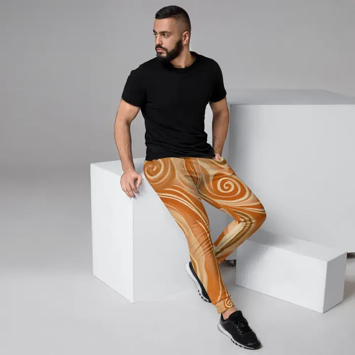 Funky Latte Liquid Tie-Dye Men's Joggers product image (2)