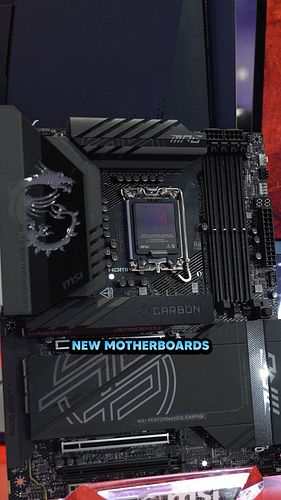 MSI unveiled some of their new motherboards for the new generation of Intel CPU's & they look absolutely awesome!

Add on the...