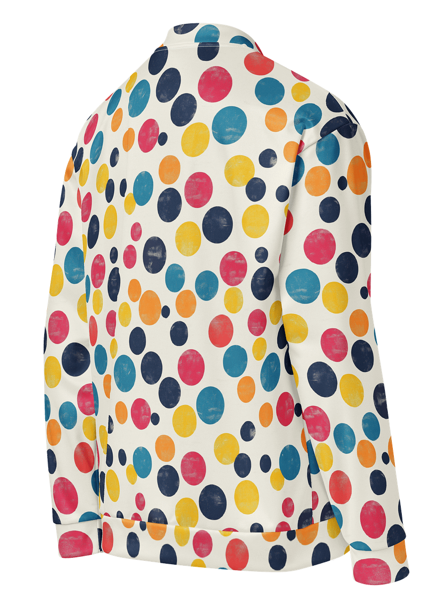 Polka Dot Illusion Vintage Retro Unisex Bomber Jacket product image (4)