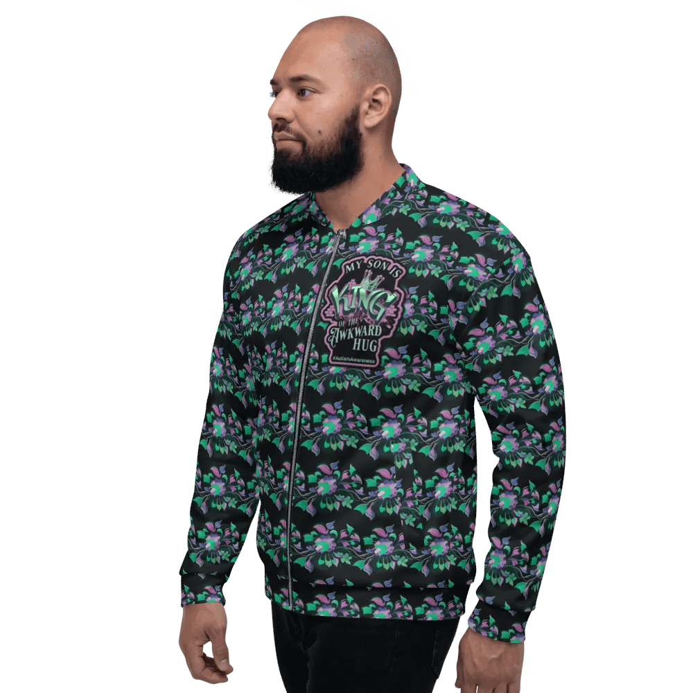 King of the Awkward Hug #AutismAwareness All Over Print Jacket product image (6)