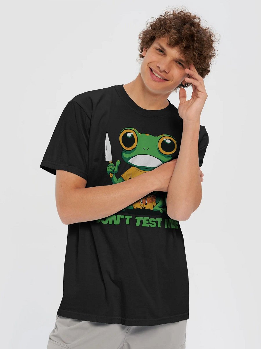 Cute Funny Frog Don't Test Me Nature Lover Graphic product image (5)
