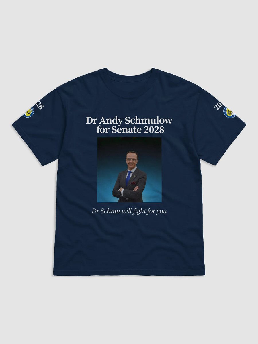 Dr Schmu will fight for you T-Shirt (Black or Navy) product image (1)