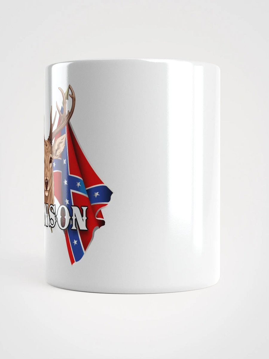 "Johnson" Rebel Redneck Deer - White Mug product image (3)