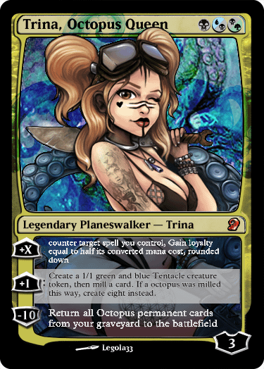 MTG Trina Planeswalker Card product image (1)