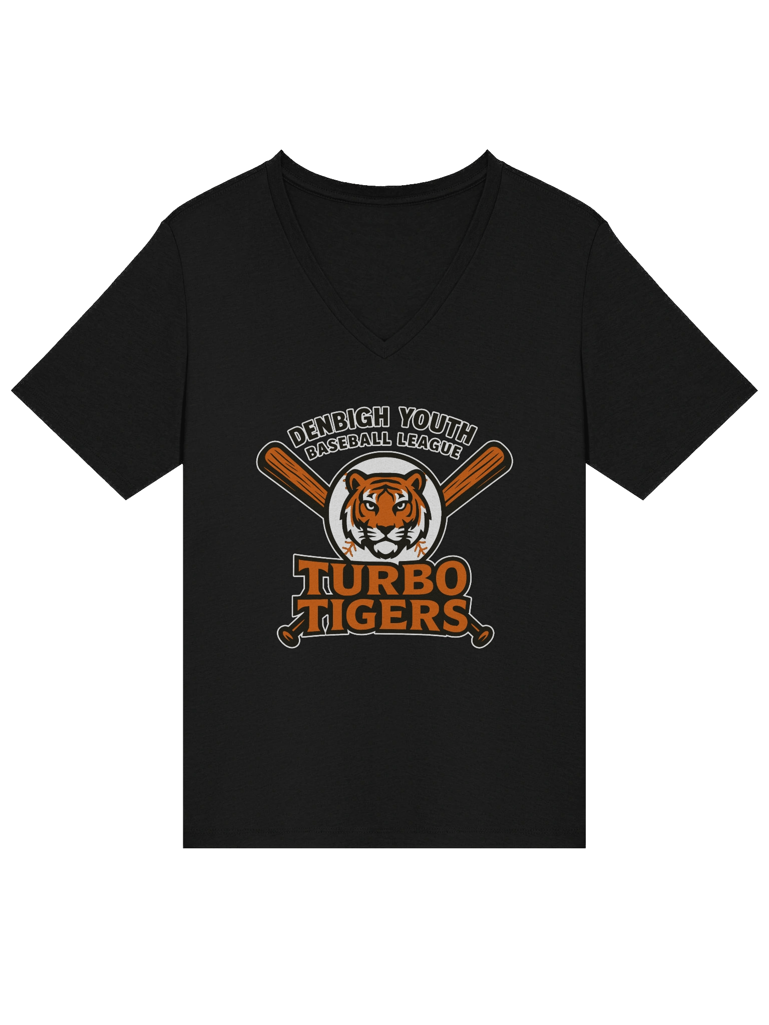 Turbo Tigers - V-neck T-shirt product image (22)