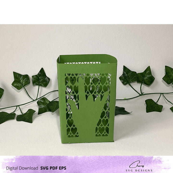 I Love You" in ASL Lantern SVG product image (1)