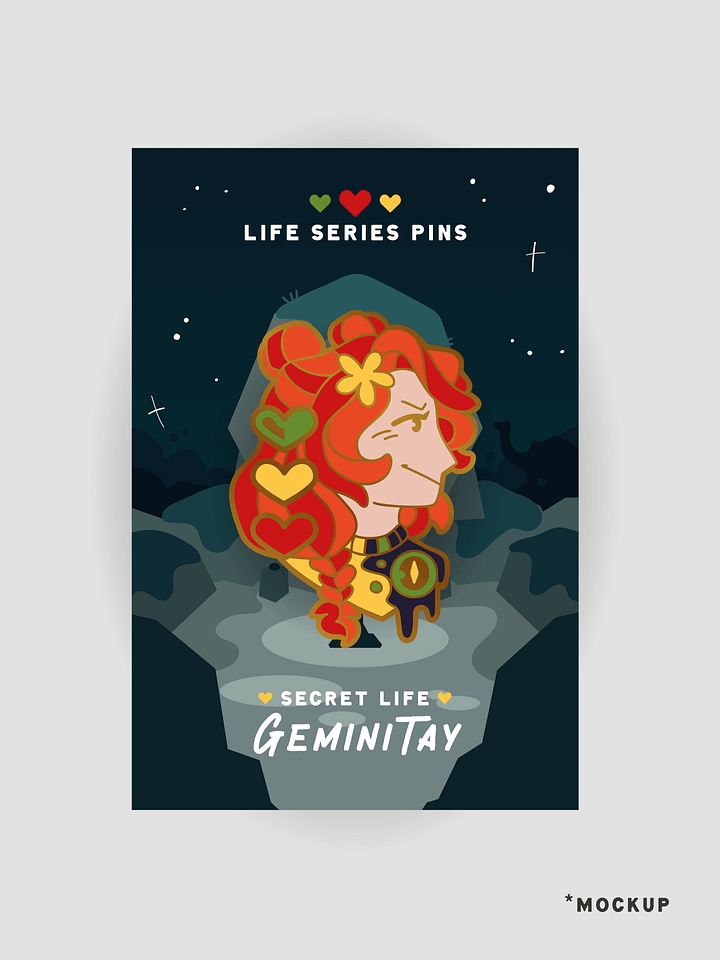 *PREORDER* GeminiTay - Hard Enamel Pin product image (1)