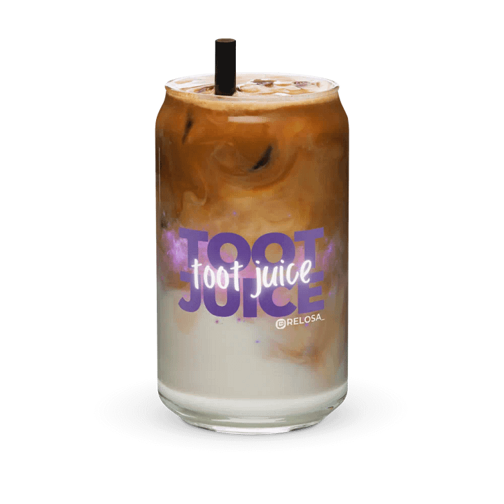 Clear Toot Juice! w/ Glowing Text product image (1)