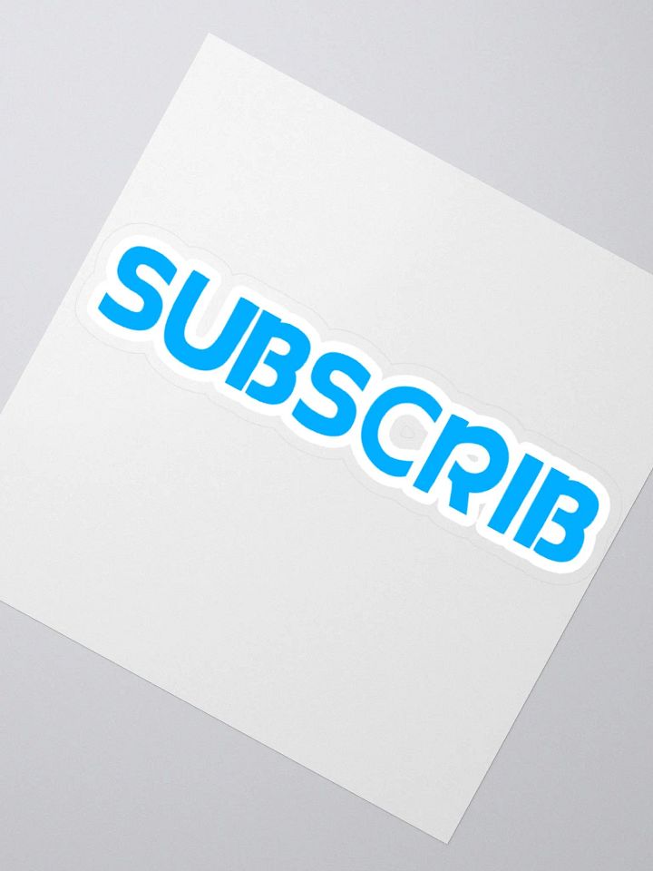 SUBSCRIB STICKER product image (7)