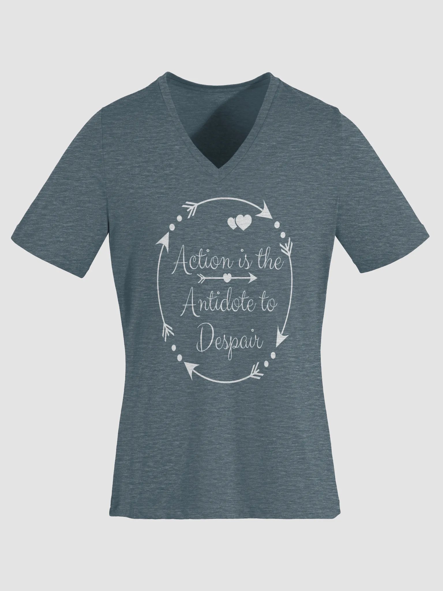 Action is the Antidote V Neck T-shirt product image (31)