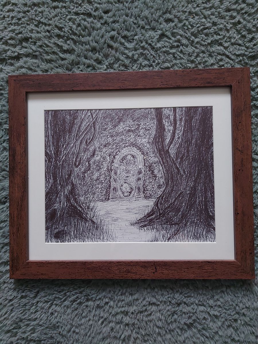 Fantasy Doorway Original Sketch product image (1)