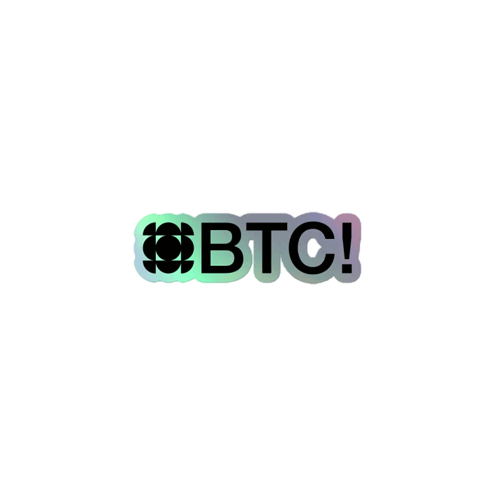 BTC! Holographic Sticker Set product image (1)
