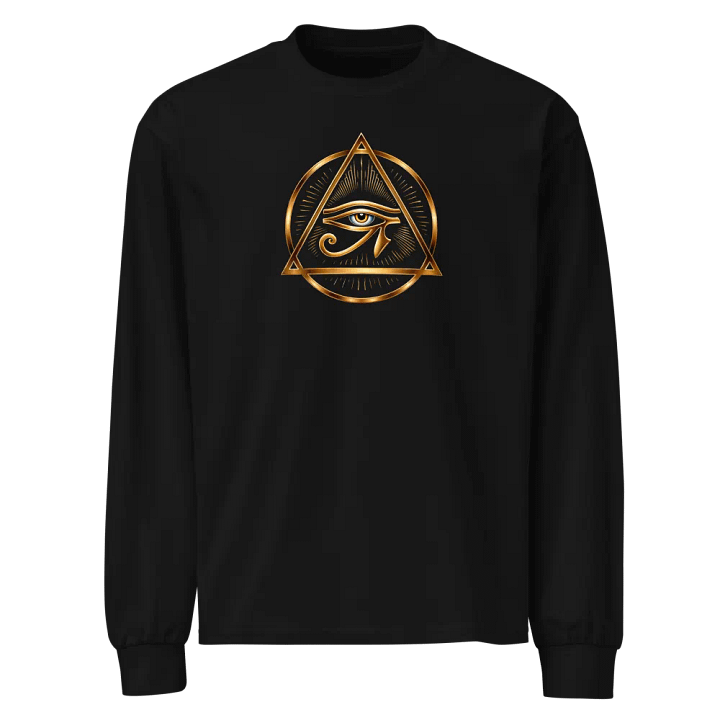 [Eye of Horus] - Unisex Premium Heavyweight Long Sleeve Shirt product image (1)
